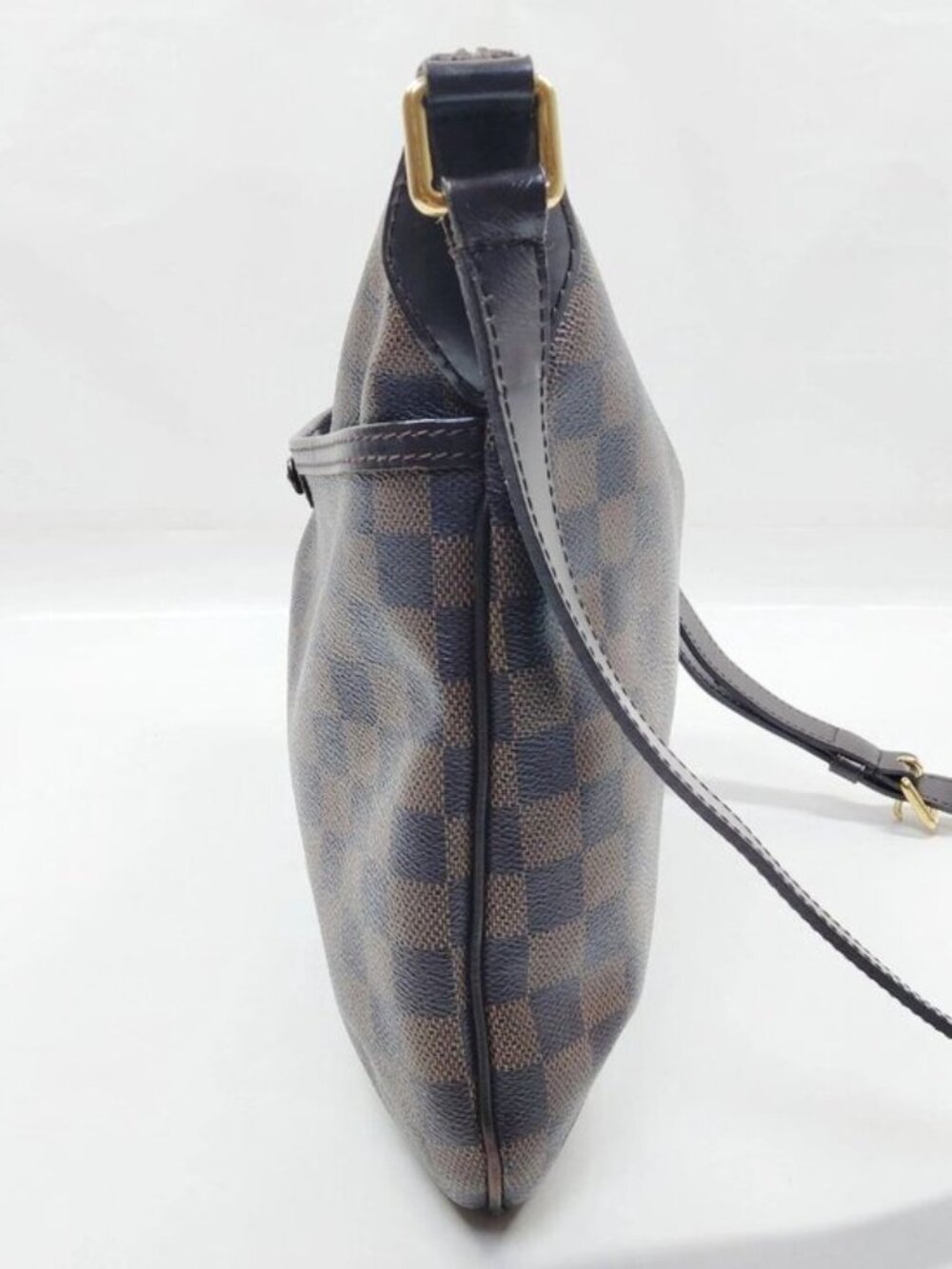 Authentic Louis Vuitton Bloomsbury GM Damier Ebene Canvas Crossbody Shoulder Bag - Picture 5 of 16